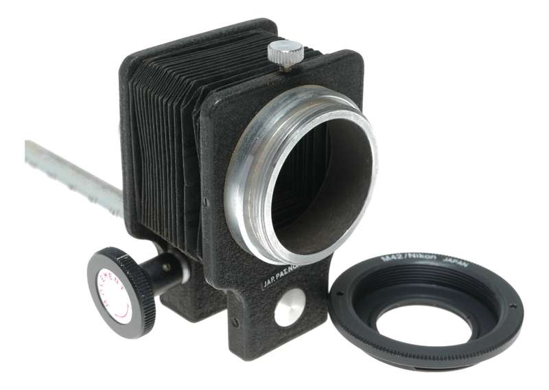 Asahi Pentax Bellows Macro Film Photography Unit M42/Nikon Adapter