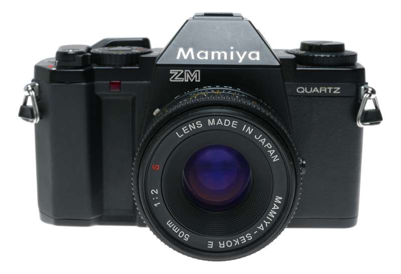 Mamiya ZM Quartz 35mm SLR Camera Sekor E Lenses Flash Instructions