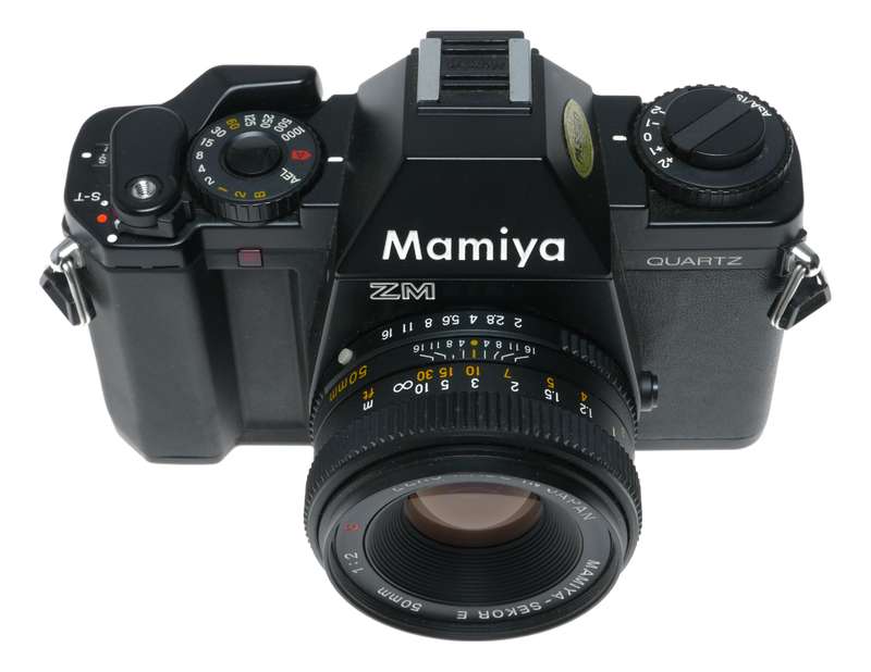 Mamiya ZM Quartz 35mm SLR Camera Sekor E Lenses Flash Instructions