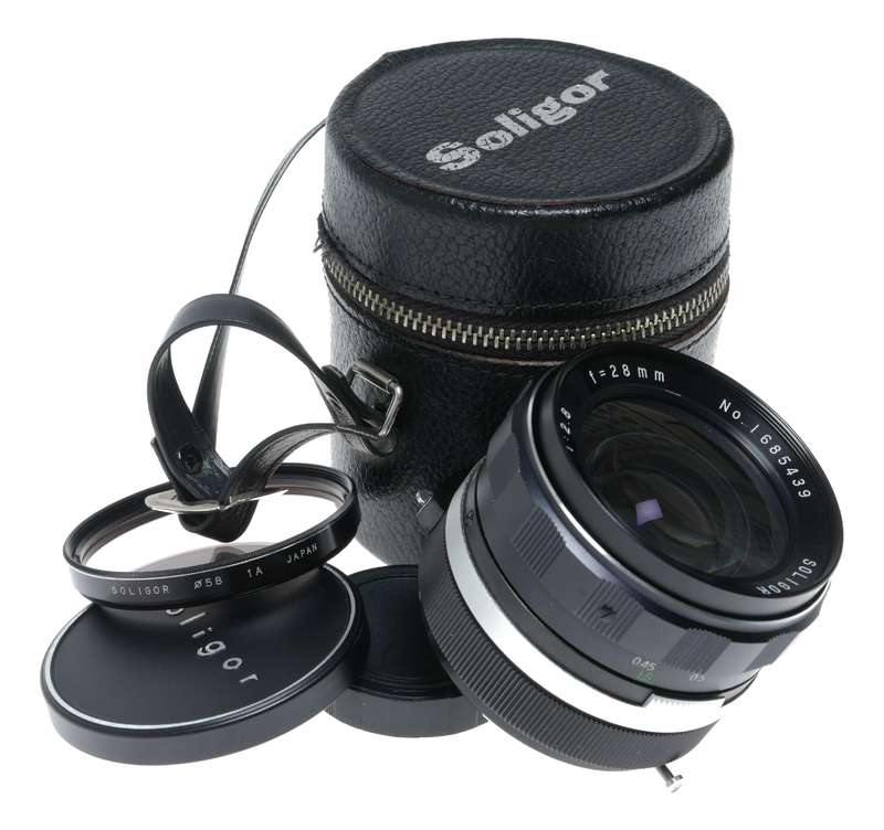 Soligor Auto-Wide 1:2.8 f=28mm Camera Lens CS Mount