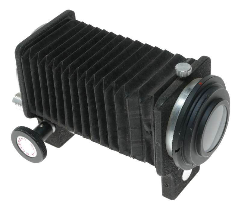 Asahi Pentax Bellows Macro Film Photography Unit M42/Nikon Adapter