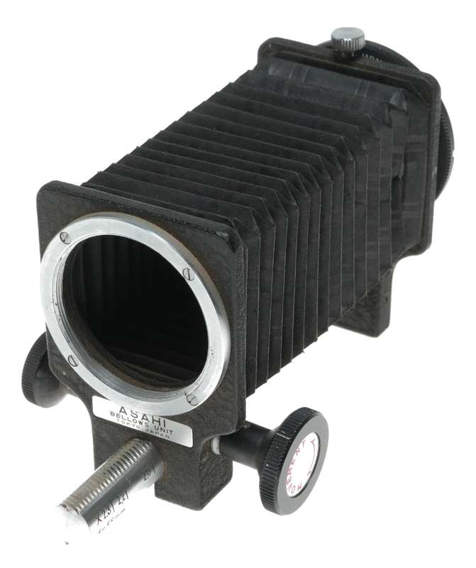 Asahi Pentax Bellows Macro Film Photography Unit M42/Nikon Adapter