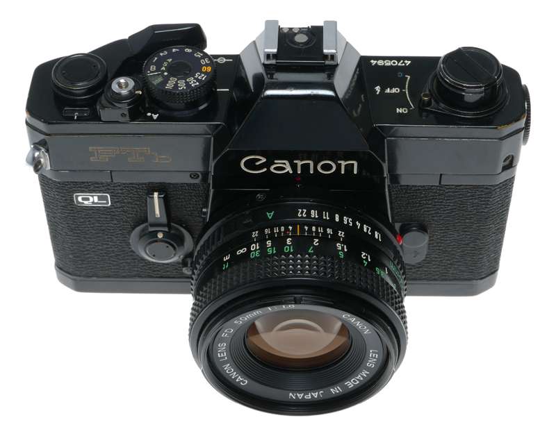 Canon FTb 35mm Film SLR Camera QL 1:1.8 50mm FD Mount