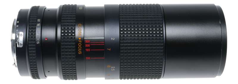 Tokina 100-300mm 1:5 Zoom Tele Camera Lens Nikon AI Mount