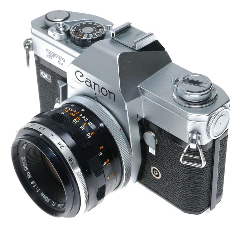 Canon FT 35mm Film SLR Camera QL 1:1.8 50mm FL Original Case