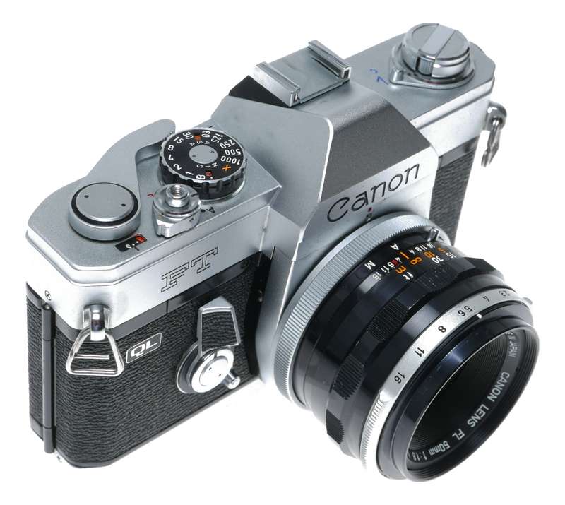 Canon FT 35mm Film SLR Camera QL 1:1.8 50mm FL Original Case