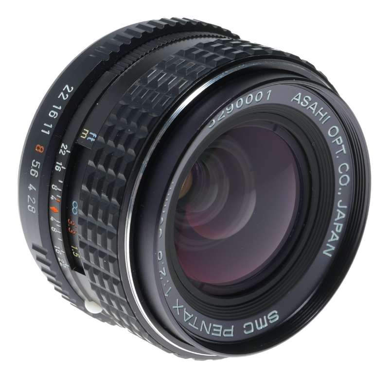 Asahi SMC Pentax 1:2.8 f=30mm Wide Angle K Mount Camera Lens