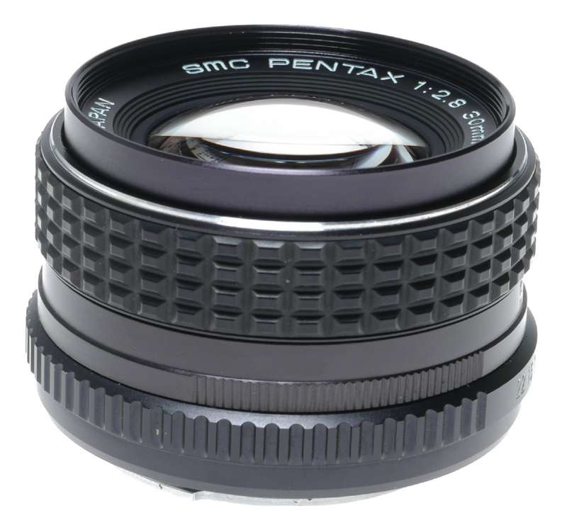 Asahi SMC Pentax 1:2.8 f=30mm Wide Angle K Mount Camera Lens
