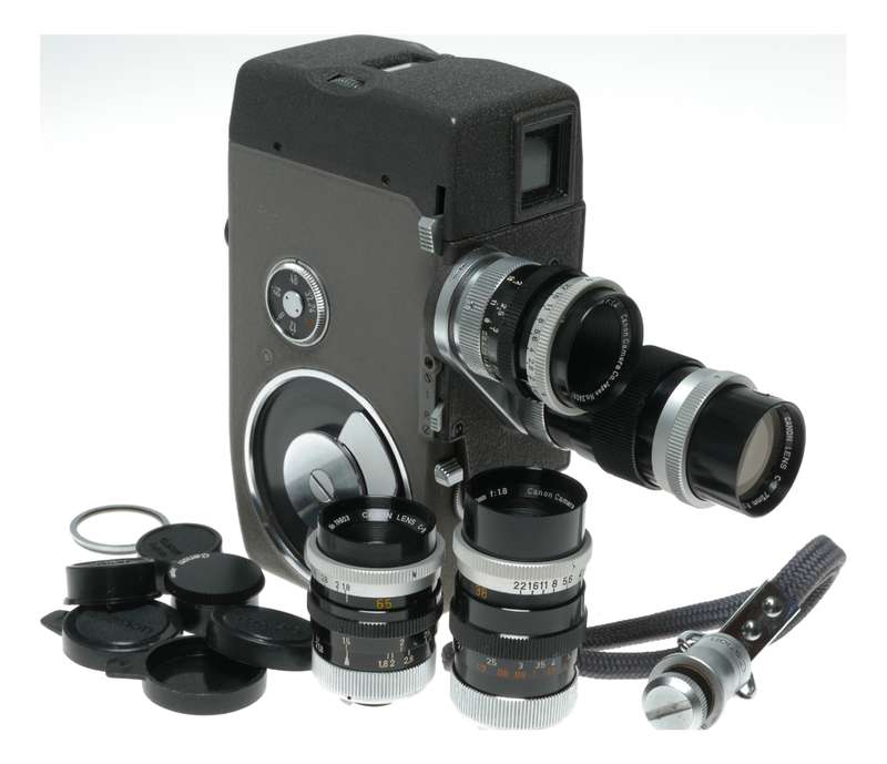 Canon Cine 8 Vintage Film Movie Camera C-8 Lenses Strap Pouch Instructions
