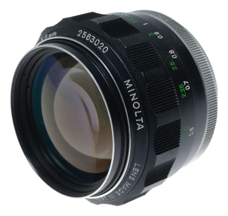 Minolta MC Rokkor 1:1.2 f=58mm PG SLR 35mm Film Camera Lens