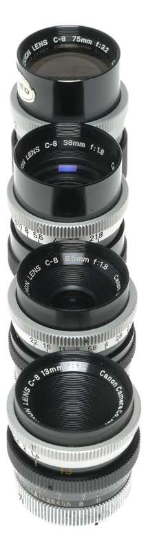 Canon Cine 8 Vintage Film Movie Camera C-8 Lenses Strap Pouch Instructions