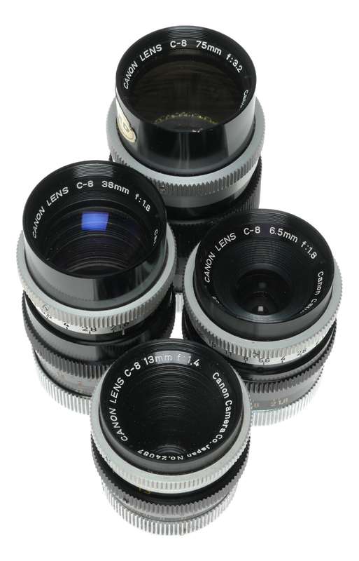 Canon Cine 8 Vintage Film Movie Camera C-8 Lenses Strap Pouch Instructions