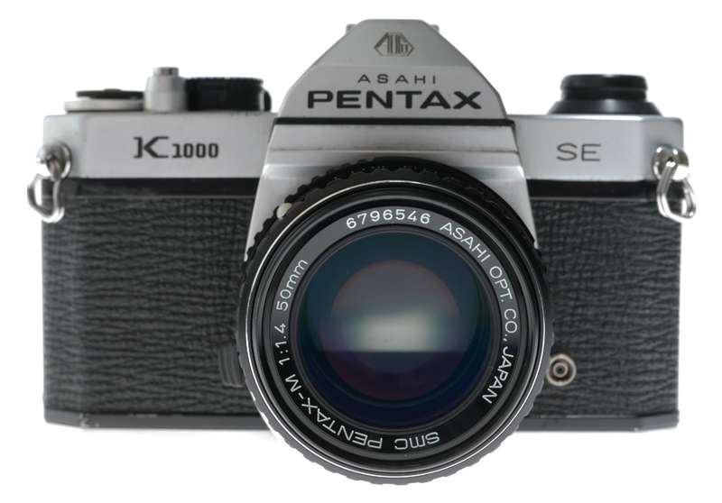 Asahi Pentax K1000 SE 35mm Film SLR Camera SMC 1.4 50mm M Lens