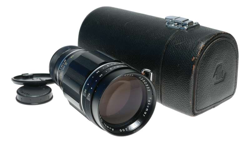 Asahi Pentax Takumar 1:3.5 200mm SLR Camera Lens M42 Mount