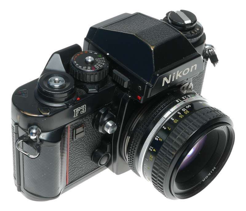 Nikon F3 35mm Film Professional SLR Camera Nikkor 1.8/50