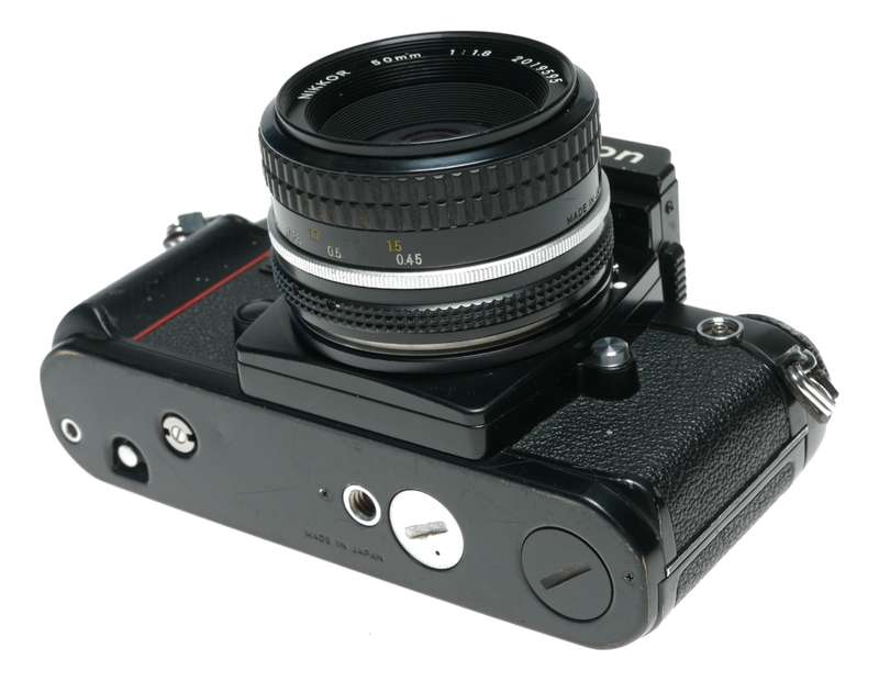 Nikon F3 35mm Film Professional SLR Camera Nikkor 1.8/50