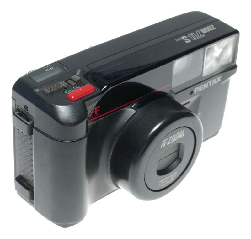 Pentax Zoom 70-S Date AF Tele Macro Point Shoot Film Camera