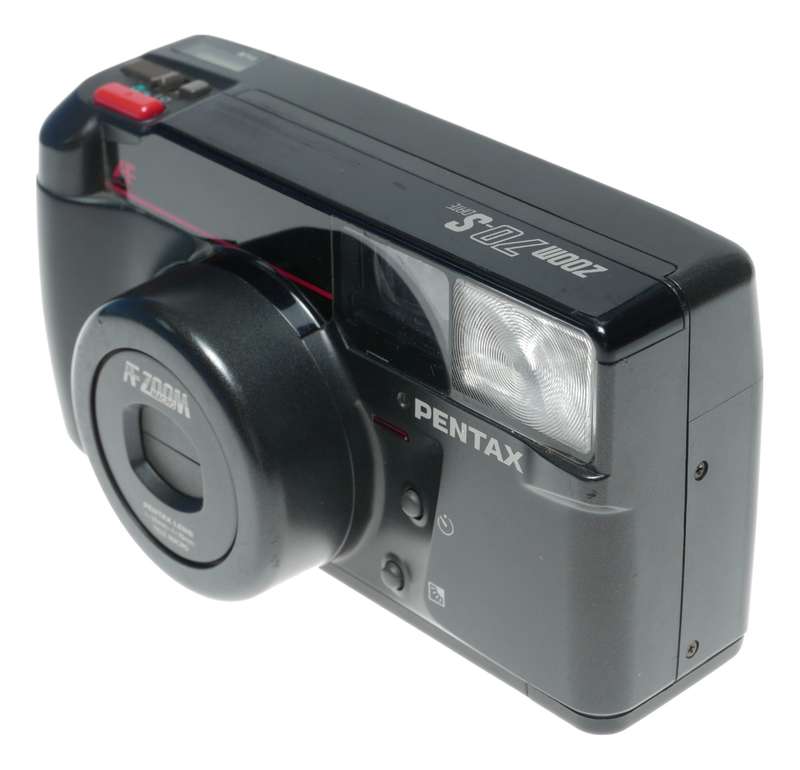 Pentax Zoom 70-S Date AF Tele Macro Point Shoot Film Camera