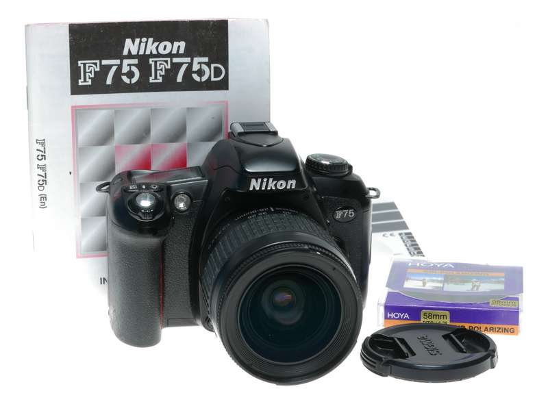 Nikon F75 35mm Film Camera AF Nikkor 28-80mm 1:3.3-5.6 Zoom Lens