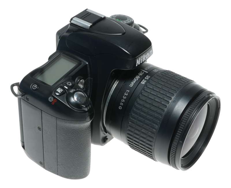 Nikon F75 35mm Film Camera AF Nikkor 28-80mm 1:3.3-5.6 Zoom Lens