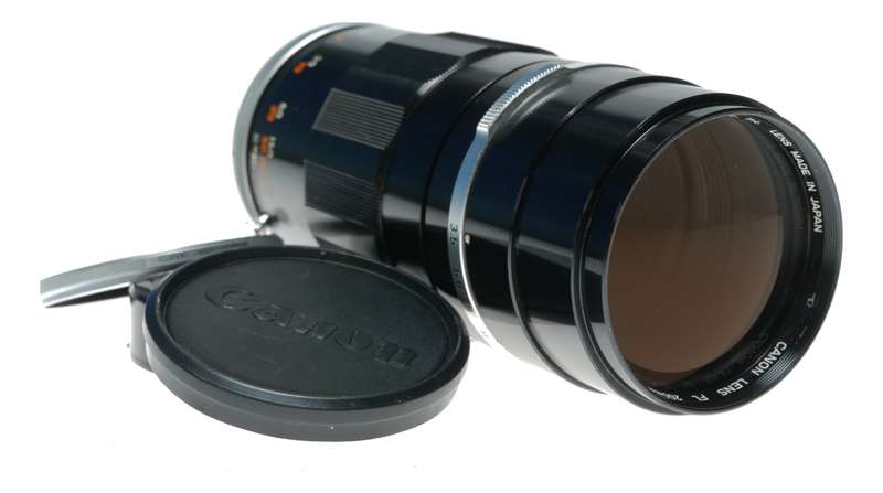 Canon FL 1:3.5 f=200mm Tele Photo Prime SLR Camera Lens