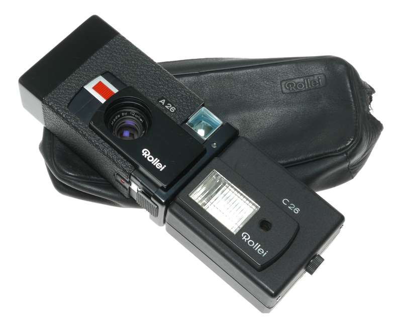 Rollei A26 Compact 126 Film Subminiature Camera C26 Flash Pouch