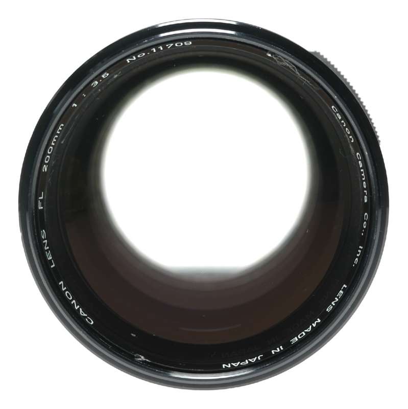 Canon FL 1:3.5 f=200mm Tele Photo Prime SLR Camera Lens