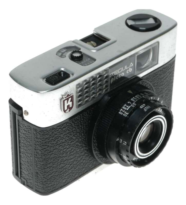 King Regula Picca CB 35mm Film Point Shoot Camera Isconar 2.8/40