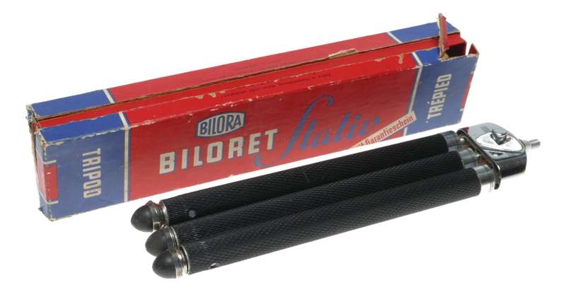 Bilora Biloret Vintage Table Top Tripod in Original Box Excellent