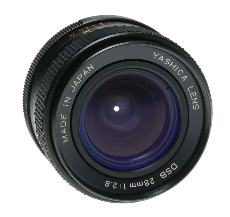 Yashica DSB 28mm 1:2.8 Wide Angle SLR Camera Lens Contax Mount