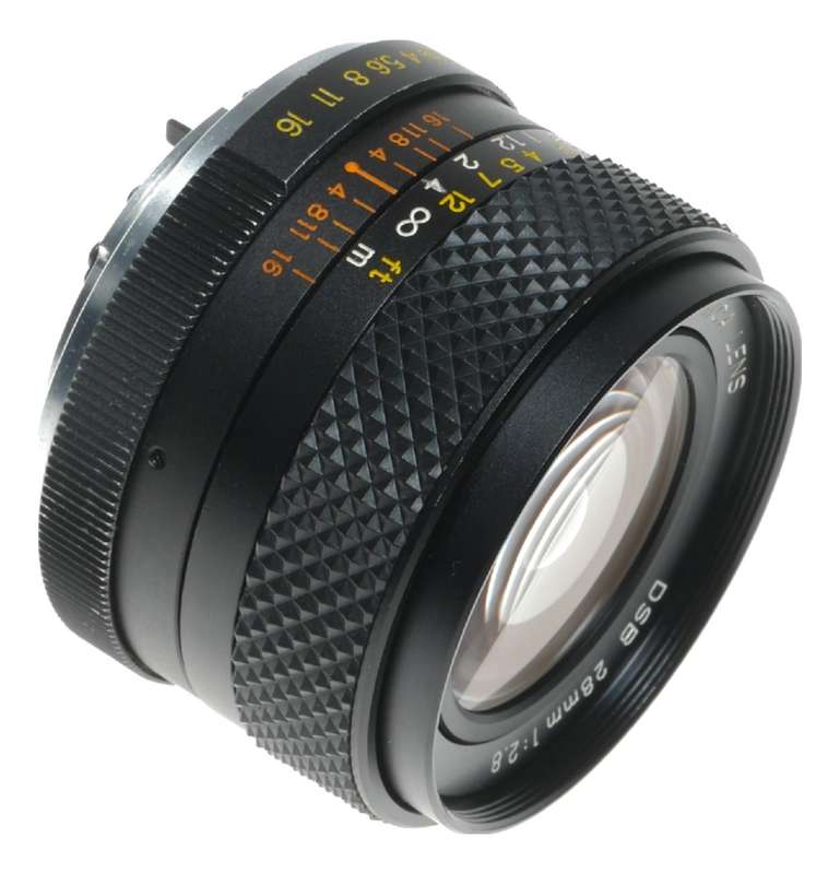 Yashica DSB 28mm 1:2.8 Wide Angle SLR Camera Lens Contax Mount