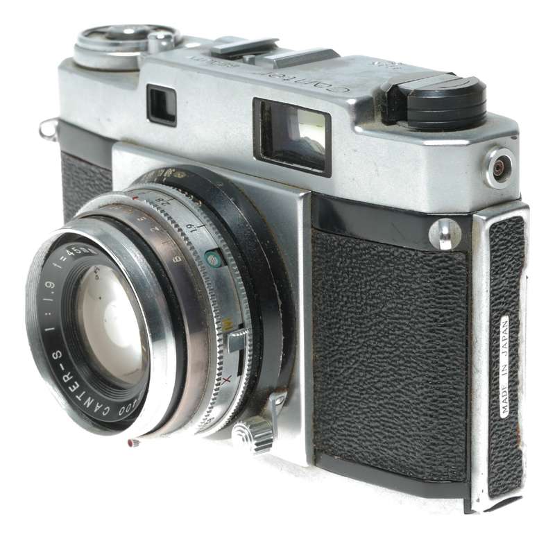 Canter Beauty Rangefinder 35mm Film Camera S Lens 1:1.9 f=45mm