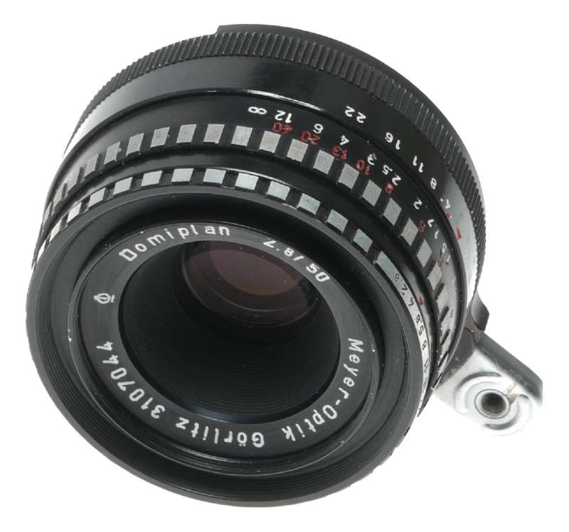 Meyer Optik Domiplan 2.8/50 Exakta Exa Mount Camera Lens