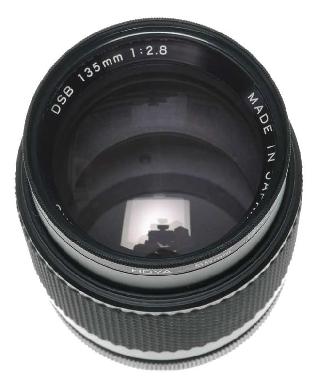 Yashica DSB 135mm 1:2.8 Tele Photo SLR Camera Lens Contax Mount