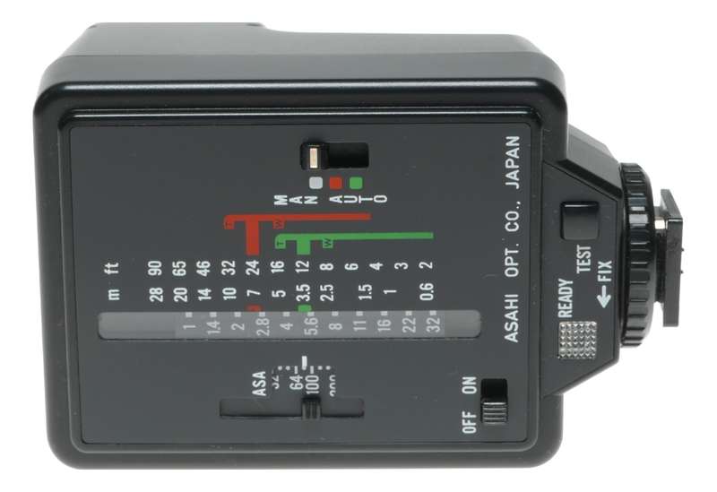 Pentax AF 200-S Camera Hot Shoe Flash in Pouch Original Box