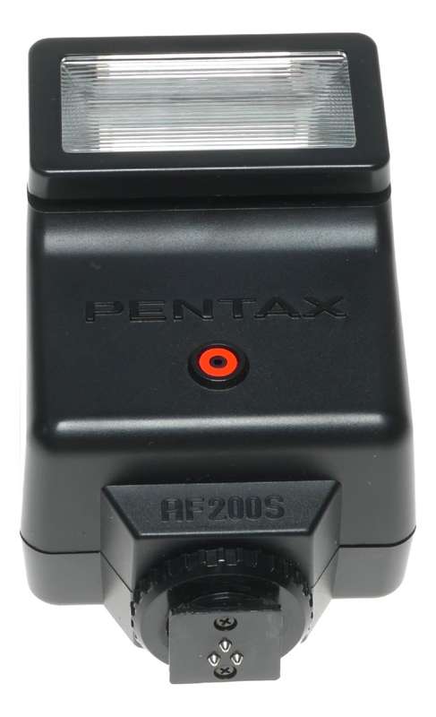 Pentax AF 200-S Camera Hot Shoe Flash in Pouch Original Box