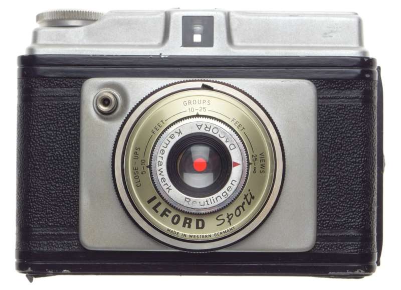 ILFORD Sporti vintage antique film camera DACORA Kamerawerk Germany - Dacora
