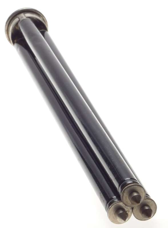 EDLA black vintage classic retro film camera tripod full length collapsible excellent - Edla