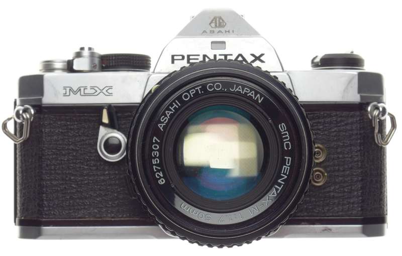 PENTAX MX 35, SLR vintage film camera SMC-Pentax-M 1:1.7 f=50mm clean lens 1.7/50 - Pentax