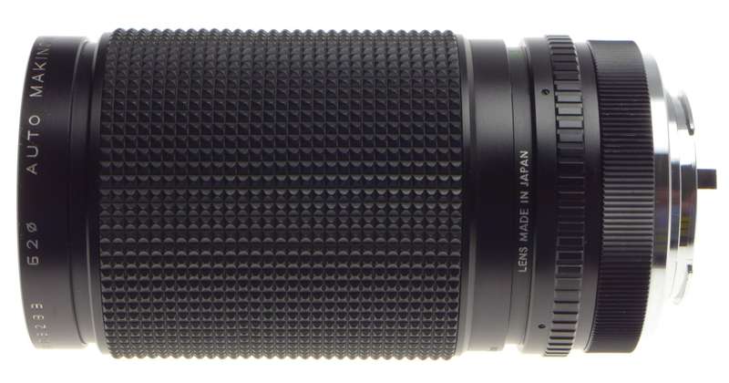 MINOLTA MD Auto MAKINON MC Zoom 1:4-5.5 f=35-210mm vintage film camera lens caps case - Minolta
