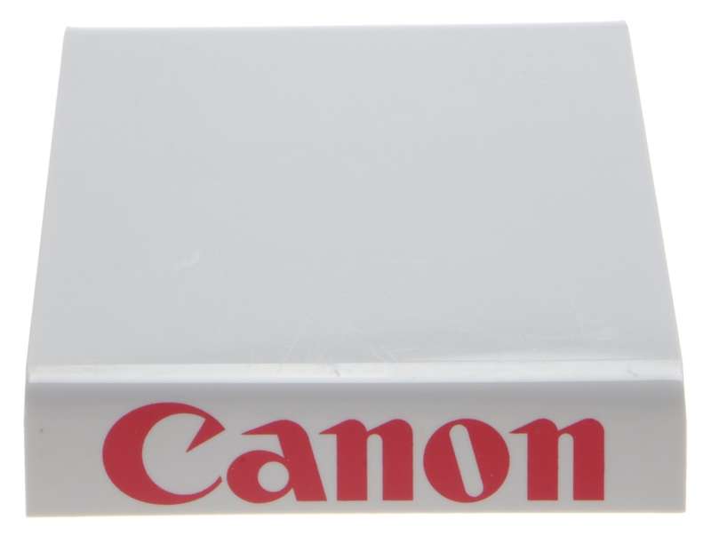 Canon shop display stand for camera white with the red Canon logo fits your camera