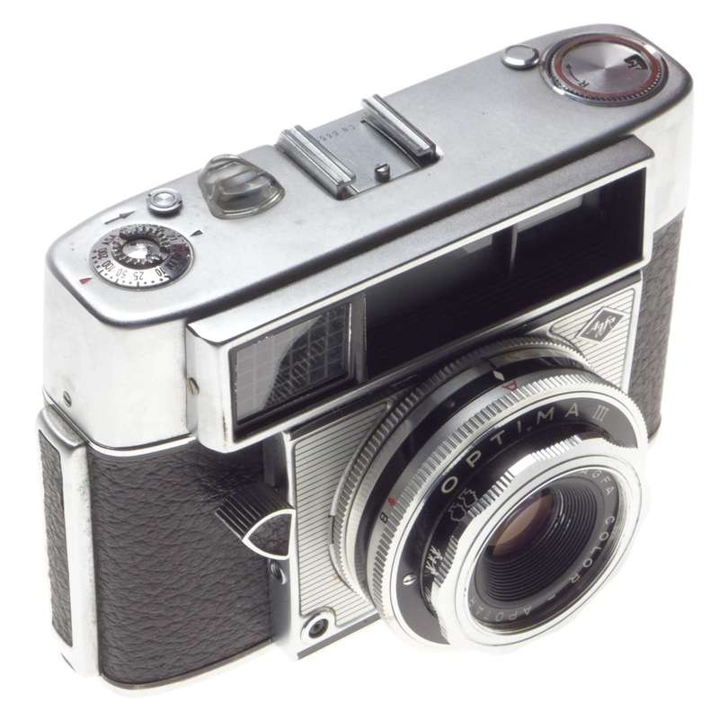 OPTIMA III AGFA Color-Apotar 1:2.8/45mm vintage film camera coated lens f=45mm cased