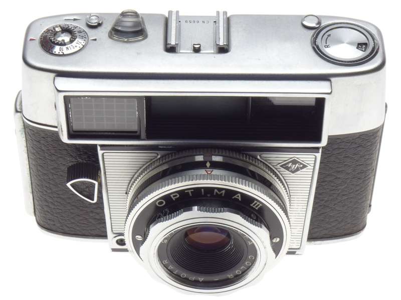 OPTIMA III AGFA Color-Apotar 1:2.8/45mm vintage film camera coated lens f=45mm cased