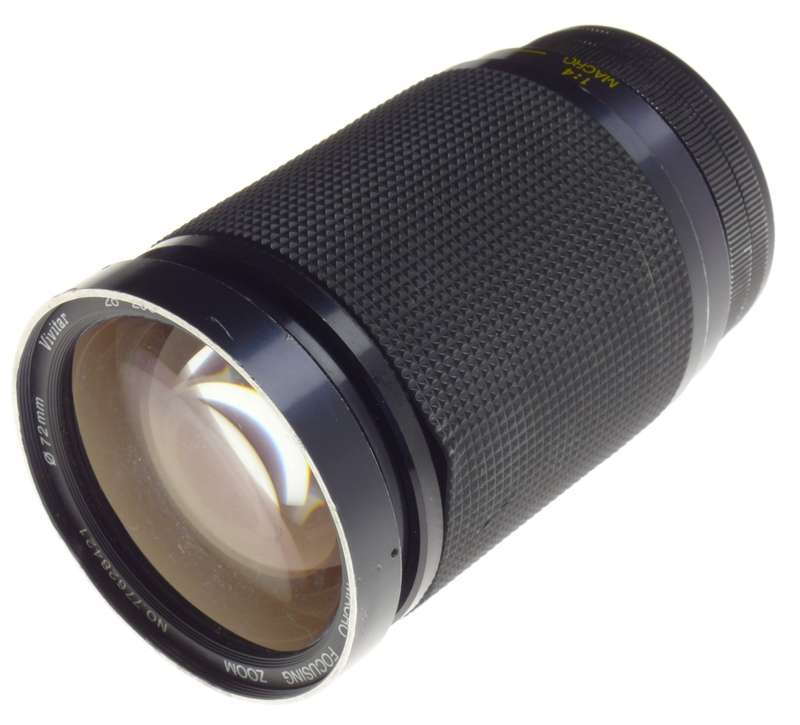 CANON FD lens mount VIVITAR 28-200mm Zoom 1:3.5-5.3 Macro focusing zoom well used bargain - Vivitar