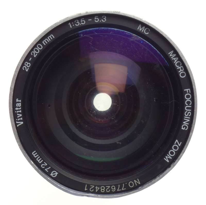 CANON FD lens mount VIVITAR 28-200mm Zoom 1:3.5-5.3 Macro focusing zoom well used bargain - Vivitar