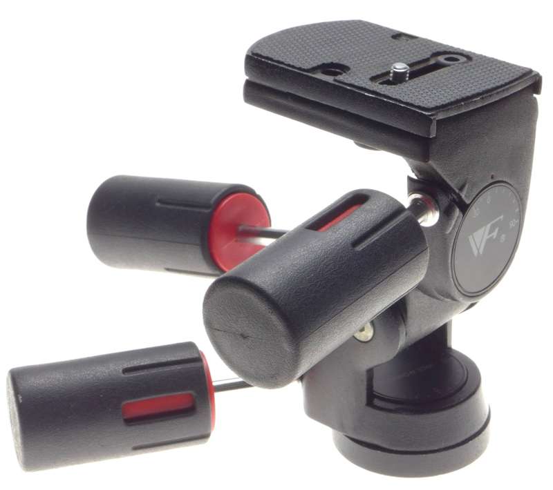 VF vintage camera tripod head friction coupling clamps fluid head locking mechanism - VF