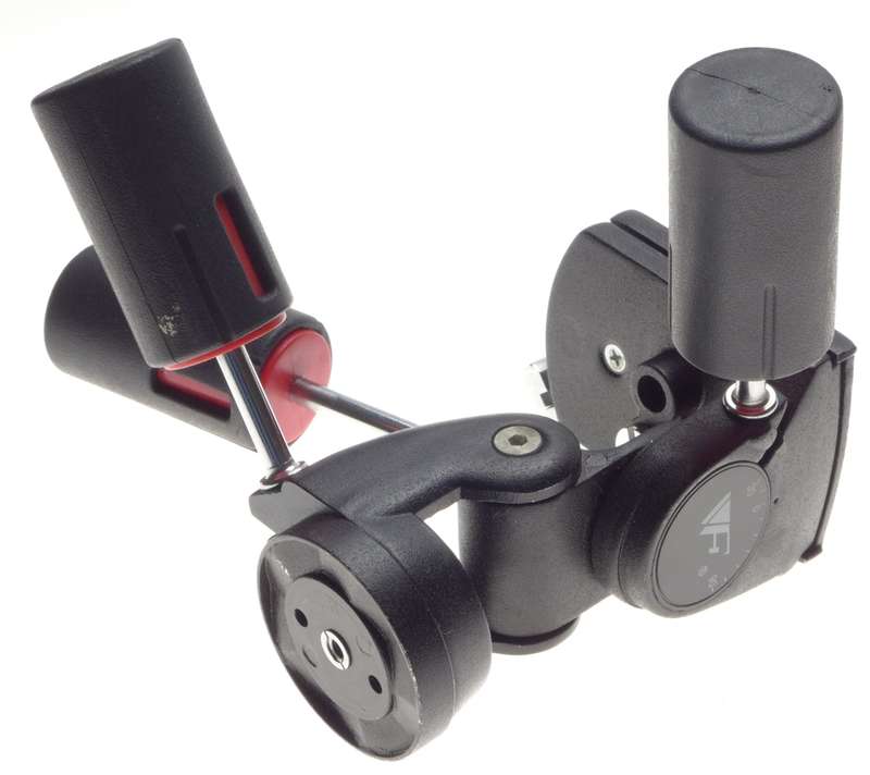VF vintage camera tripod head friction coupling clamps fluid head locking mechanism - VF