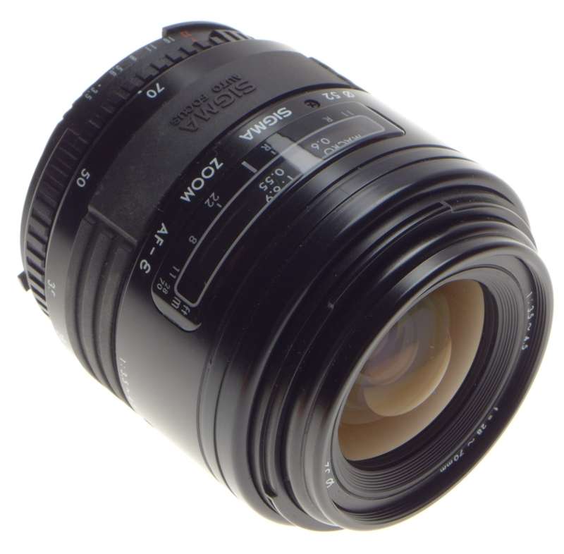 SIGMA bayonet mount 35mm vintage camera film lens Zoom E 28-70mm 1:3.5-4.5 clean optics - Sigma
