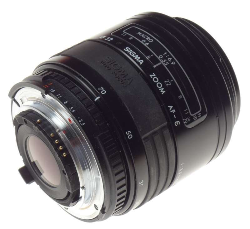 SIGMA bayonet mount 35mm vintage camera film lens Zoom E 28-70mm 1:3.5-4.5 clean optics - Sigma