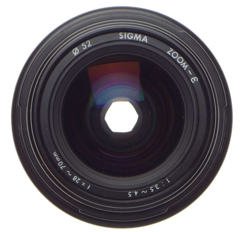 SIGMA bayonet mount 35mm vintage camera film lens Zoom E 28-70mm 1:3.5-4.5 clean optics - Sigma